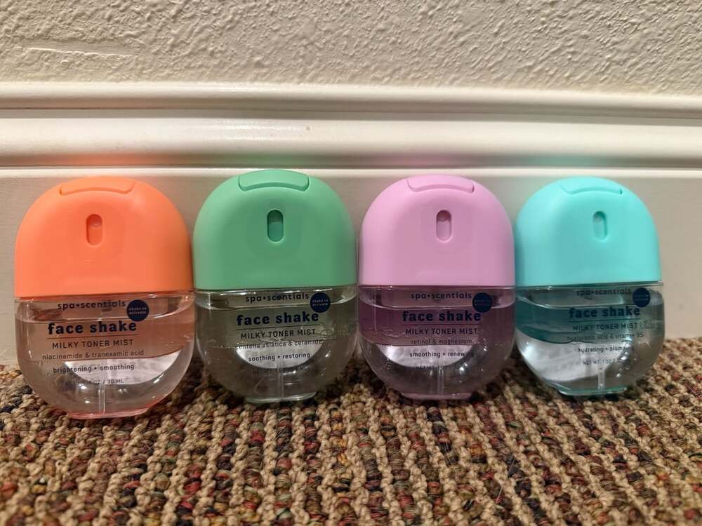 Spa Essentials Face Shake Milky Toner Mist Set -- Viral + Unopened & New